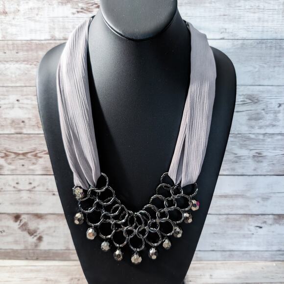 Vintage Necklace Unusual Statement Necklace - Picture 1 of 11